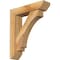 Ekena Millwork Imperial Slat Rough Sawn Bracket w/ Offset Brace, Western Red Cedar, 6"W x 24"D x 28"H BKT0604X24X28IMP06RWR - alternate 1